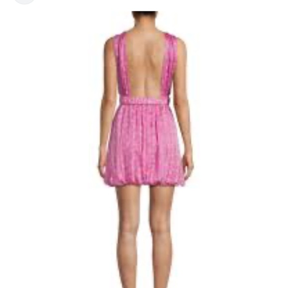 Chic Pink Halter backless romper - Picture 9 of 9